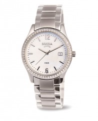 Montre femme Titane et sertie de cristaux 