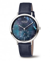 Boccia Titanium montre bracelet femme cuir bleu nuit