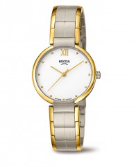 Montre dame titane or/argent