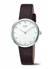 Montre bracelet Boccia femme en cuir marron