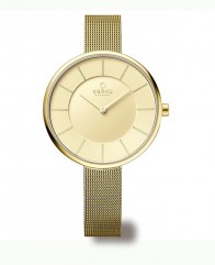 Montre femme Obaku revêtement Or jaune