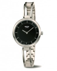 Bracelet montre cadran rond verre saphir