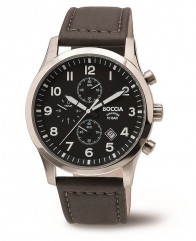 Chrono pour homme Titane brossé