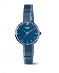 Montre bracelet dame titane bleu