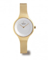 Montre femme toute dorée OBAKU