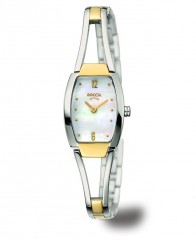 Bracelet montre femme bicolore