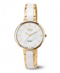 Montre femme Titane doré et céramique