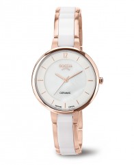 Montre Titane plaqué Or rose et céramique