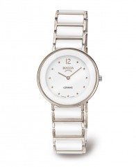 Montre femme titane et céramique blanche