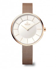 Montre femme Obaku acier rose