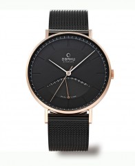OBAKU : Montre homme double fuseau
