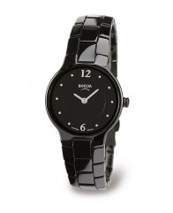 Montre dame céramique noire