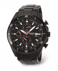 Chronographe homme 100% Titane noir anodisé.