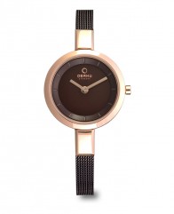 Obaku: montre bracelet dame bicolore