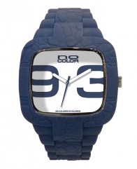 Montre Silicone unisexe bleue