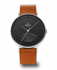 OBAKU : Montre homme double fuseau horaire